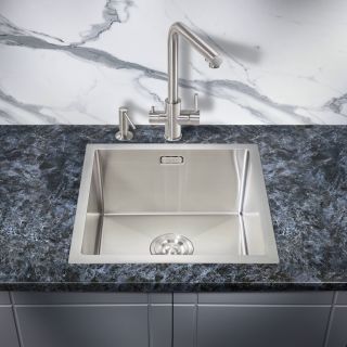 Мойка для кухни Milacio Denia 44 Steel MC.77430 нержавеющая сталь